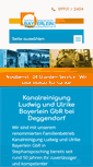 Mobile Screenshot of kanalreinigung-bayerlein.de